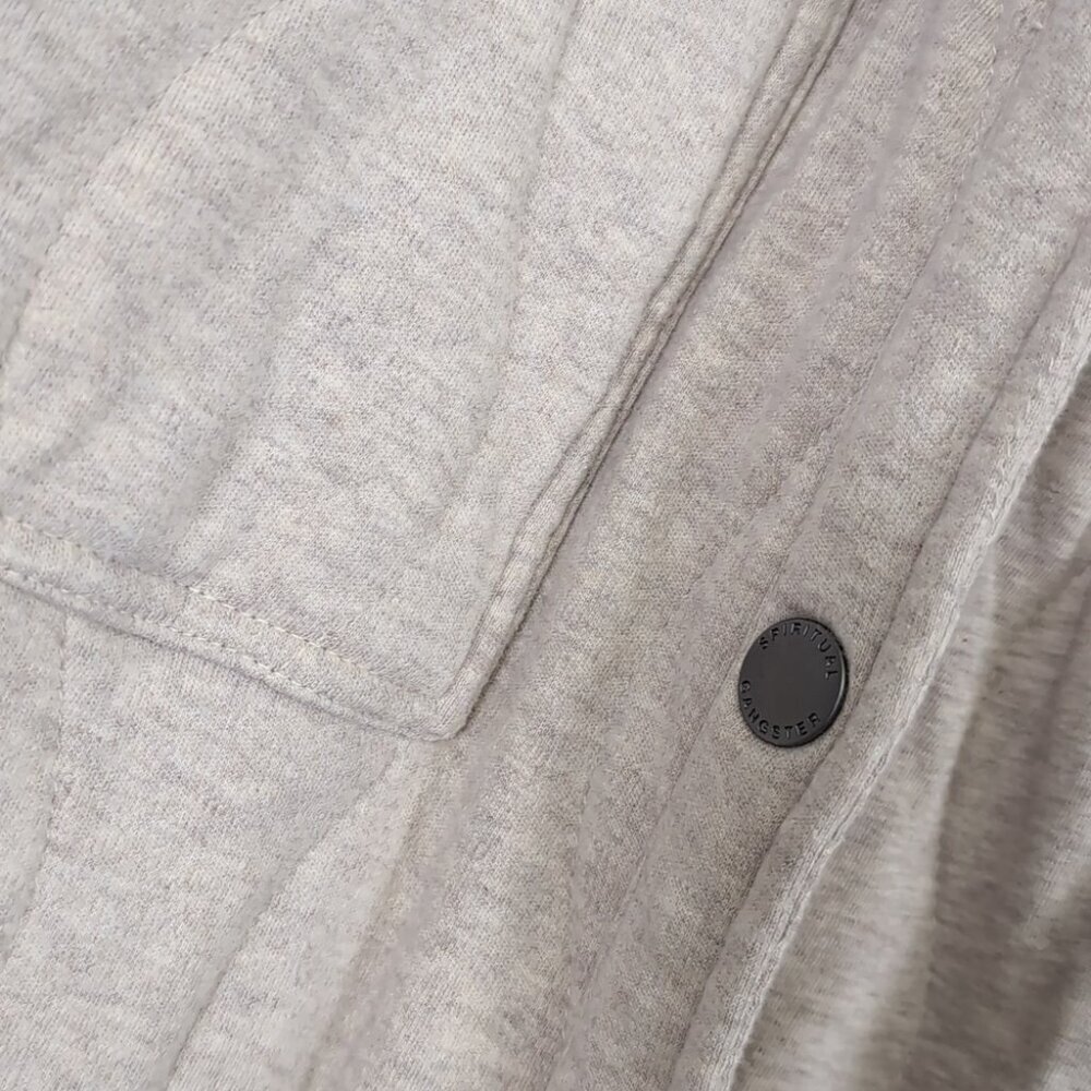 Spiritual Gangster wave Quilted Shacket Large - Picture 7 of 10